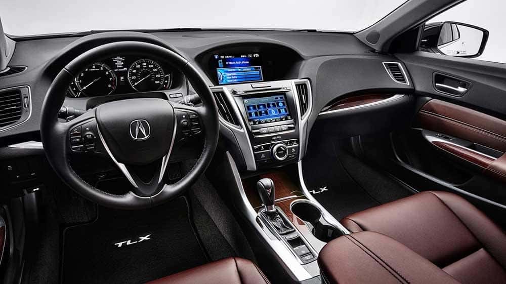 2017 Acura TLX display