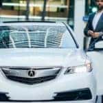 Man gets into Acura