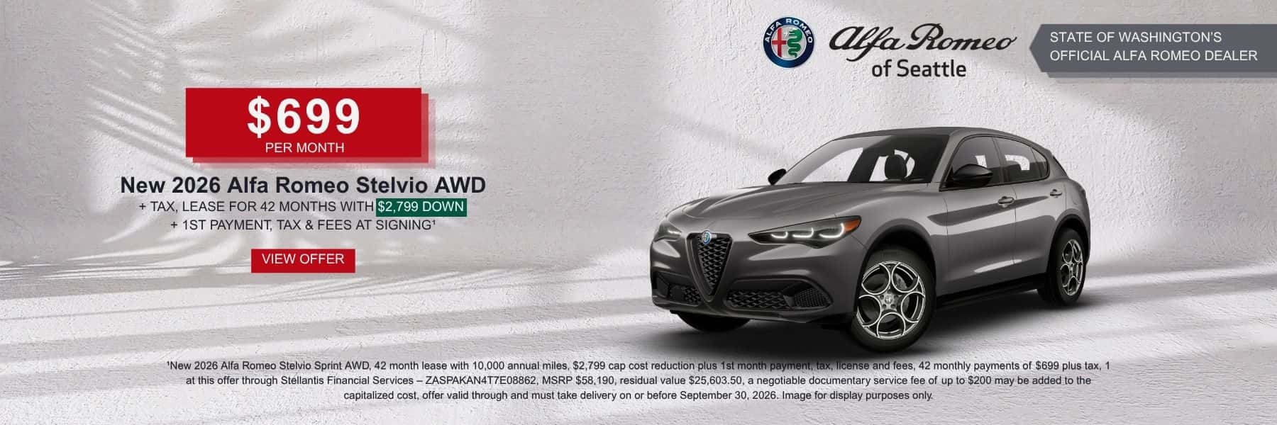 New 2026 Alfa Romeo Stelvio AWD