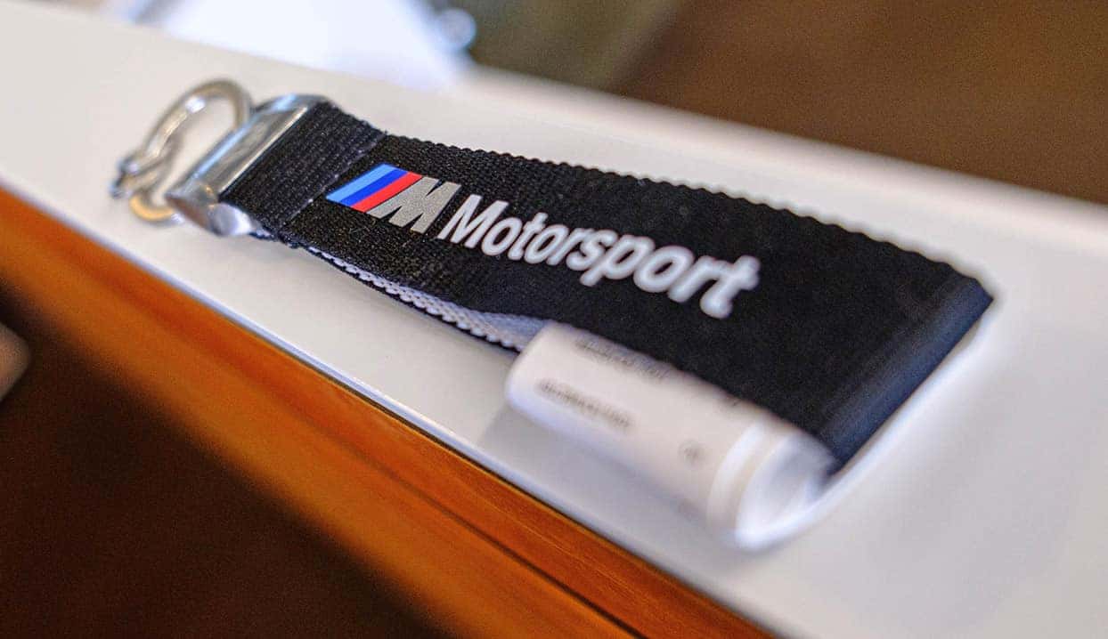 bmw motorsport keychain