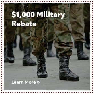 $1000 Military Rebate