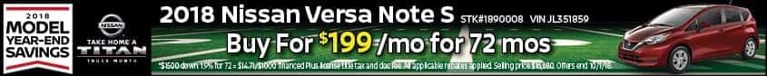 2018 Nissan Versa Note S