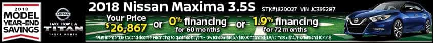 2018 Nissan Maxima 3.5S