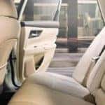 2018 Nissan Altima interior rear seating beige leather