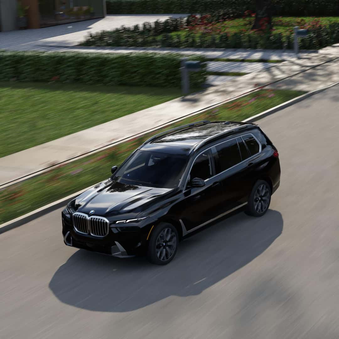 BMW X7 exterior driving