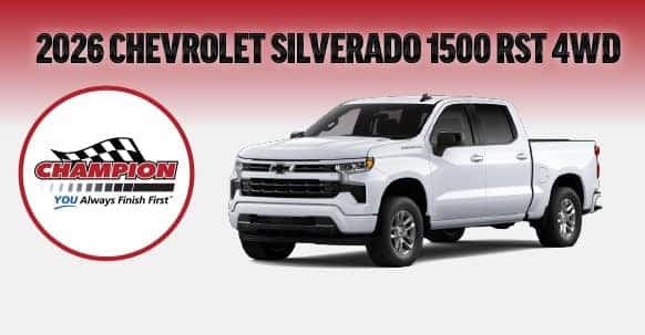 2026 Chevrolet Silverado 1500 RST 4WD Lease Offer