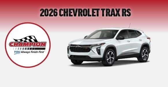 2026 Chevrolet Trax RS Lease Offer