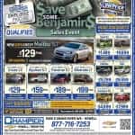 Save Some Benjamins Sales Event at Champion Chevrolet of Howell, Mi