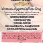 Women's Appreciation Day at Champion Chevrolet of Howell, Michigan!