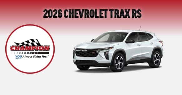 2026 Chevrolet Trax RS Lease Offer