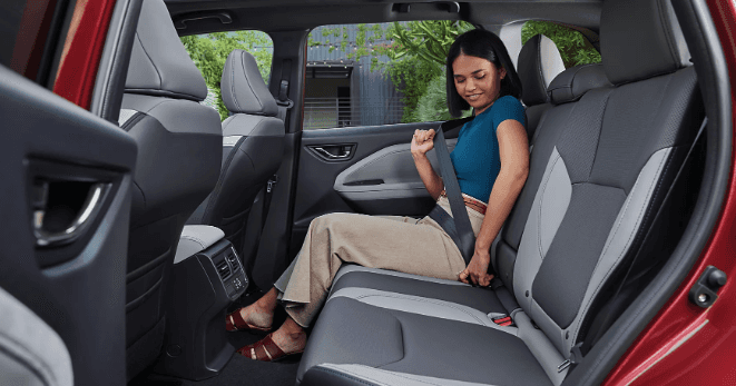2026 Subaru Forester Limited Interior with Gray Leather Near New Braunfels, TX