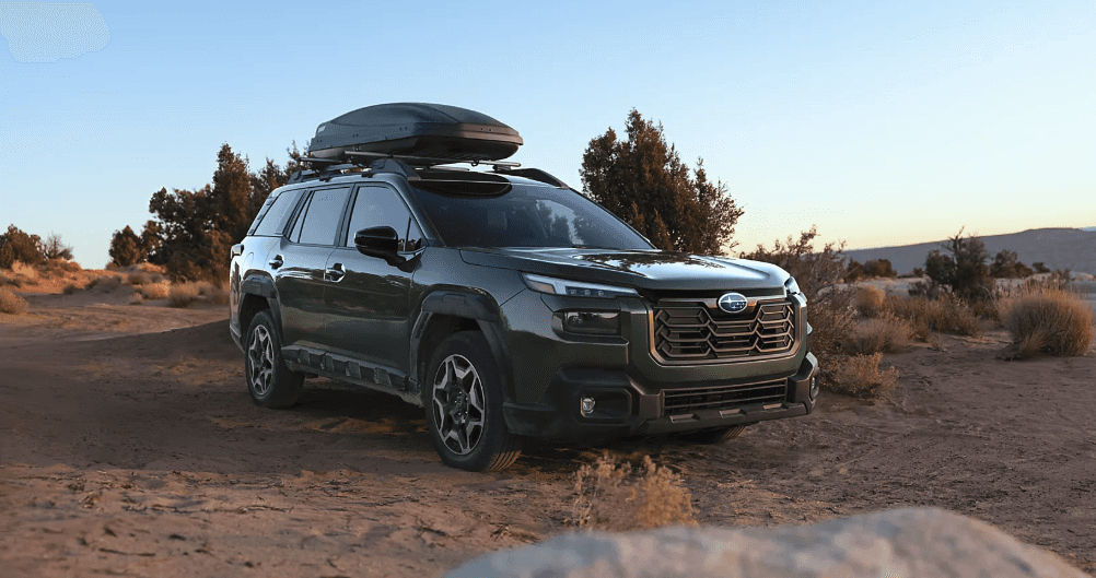 2026 Subaru Outback Touring shown in Deep Emerald Green Pearl for sale in Buda, TX