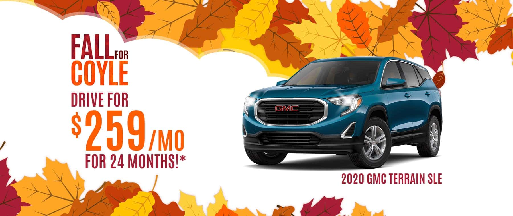 Lease Special on a new GMC Terrain near New Albany, Indiana