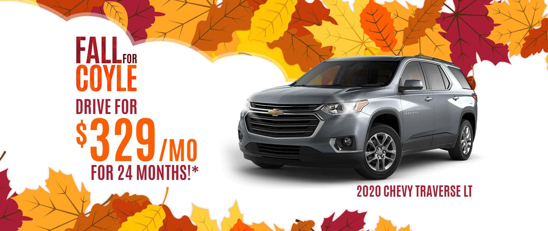 Lease a new 2020 Chevrolet Traverse near Watson, Indiana