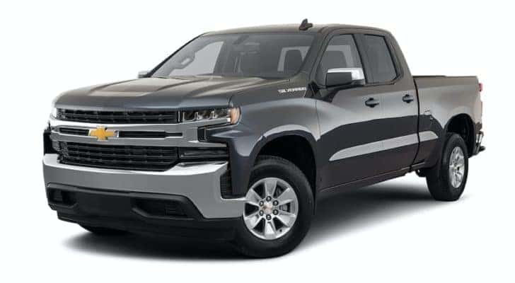 A black 2022 Chevy Silverado 1500 is angled left.