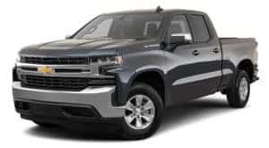 A black 2022 Chevy Silverado 1500 Limited LT is facing left.