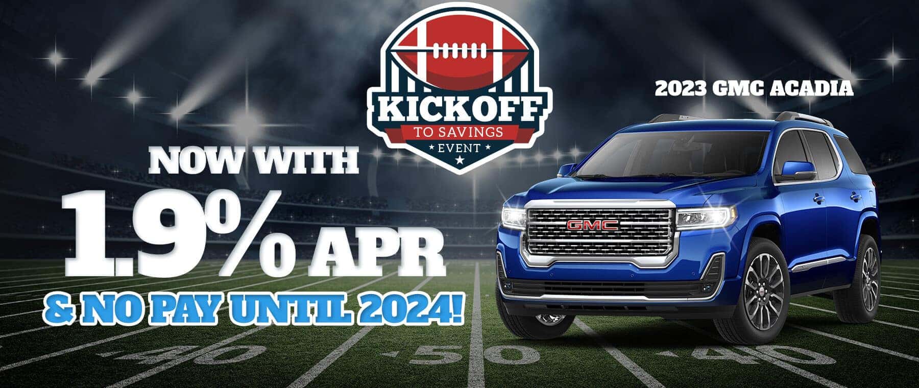 Finance a new GMC Acadia for 1.9% near New Albany, Indiana