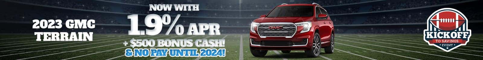 Finance Special on a new GMC Terrain near Sellersburg, Indiana!