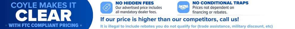 Coyle Clear FTC Compliant Pricing Notification Graphic
