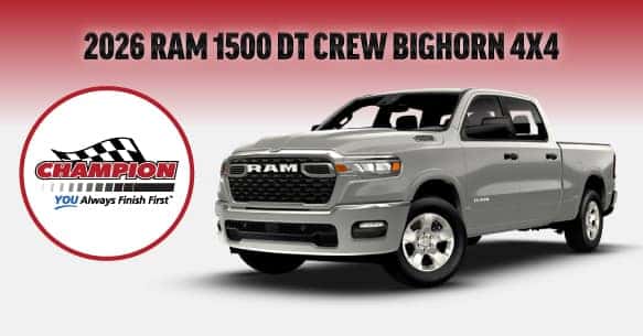 2026 Ram 1500 DT Crew Bighorn 4x4 Lease Offer