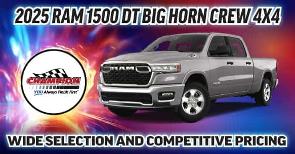 2025 Ram 1500 Big Horn Crew 4x4 Lease Offer