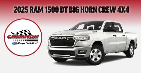 2025 Ram 1500 DT Big Horn Crew 4x4 Lease Offer