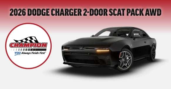 2026 Dodge Charger 2-Door Scat Pack AWD Lease Offer