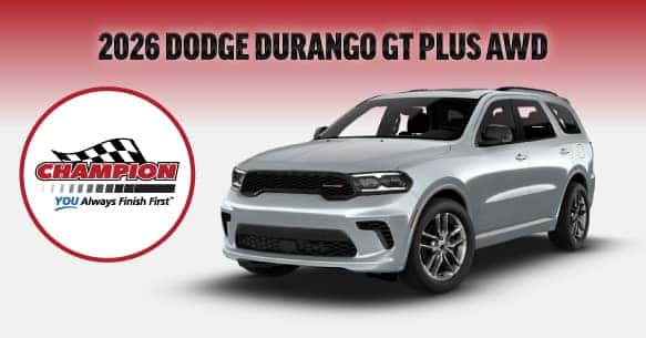 2026 Dodge Durango G/T Plus AWD Lease Offer