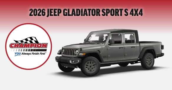 2026 Jeep Gladiator Sport S 4x4 Lease Offer