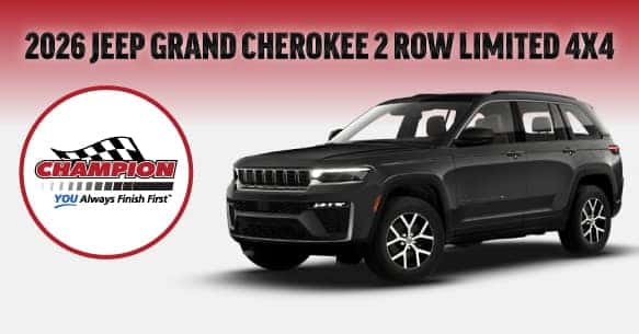 2026 Jeep Grand Cherokee 2 Row Limited 4x4 Lease Offer