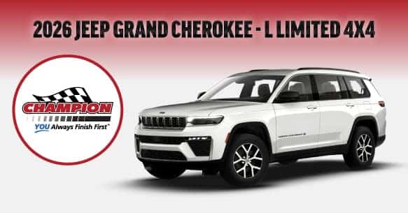 2026 Jeep Grand Cherokee L Limited 4x4 Lease Offer