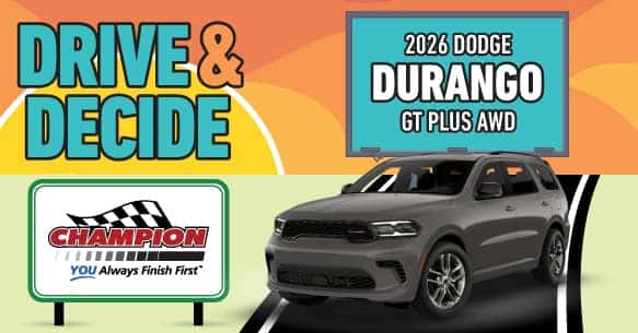 2026 Dodge Durango G/T Plus AWD Lease Offer