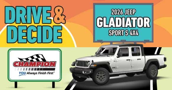 2026 Jeep Gladiator Sport S 4x4 Lease Offer