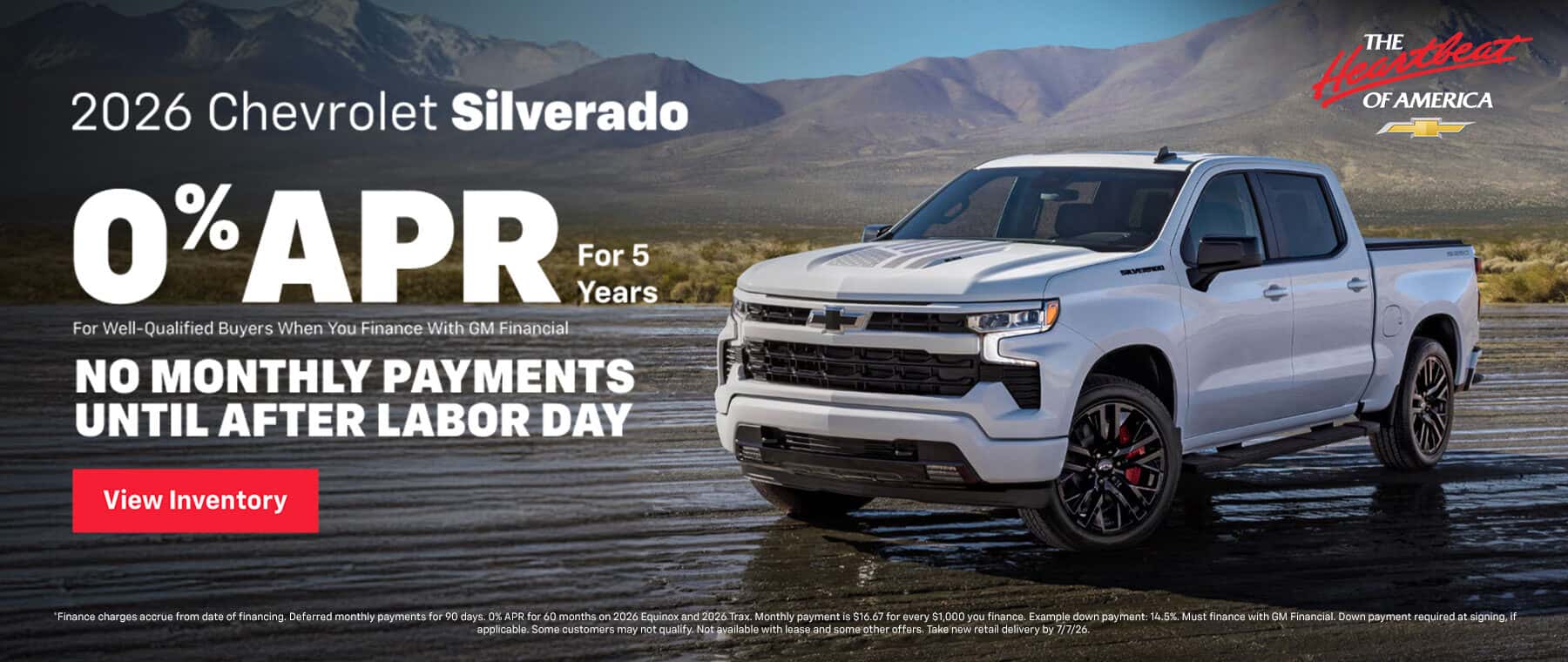 Silverado 0% Slide