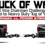 GM Challenges Ford to Heavy-Duty Pickup Tug of War