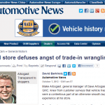 Blake Arbogast, GM of Dave Arbogast Buick GMC, was recently featured on the Automotive News website.