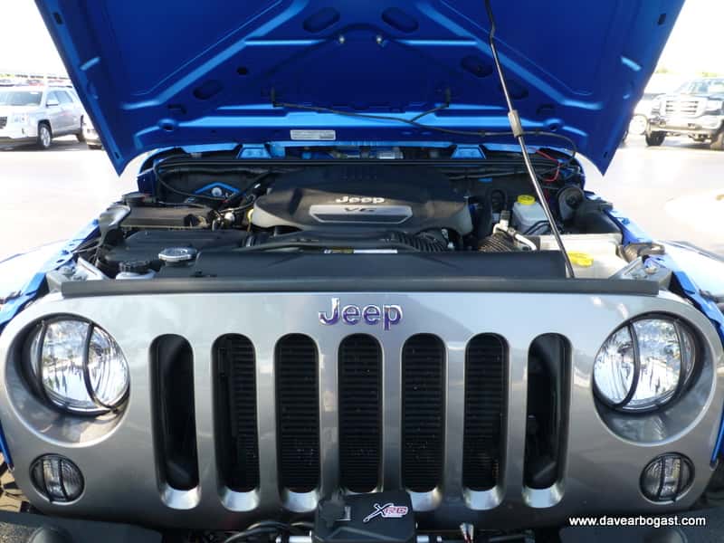 Custom Jeep Under hood