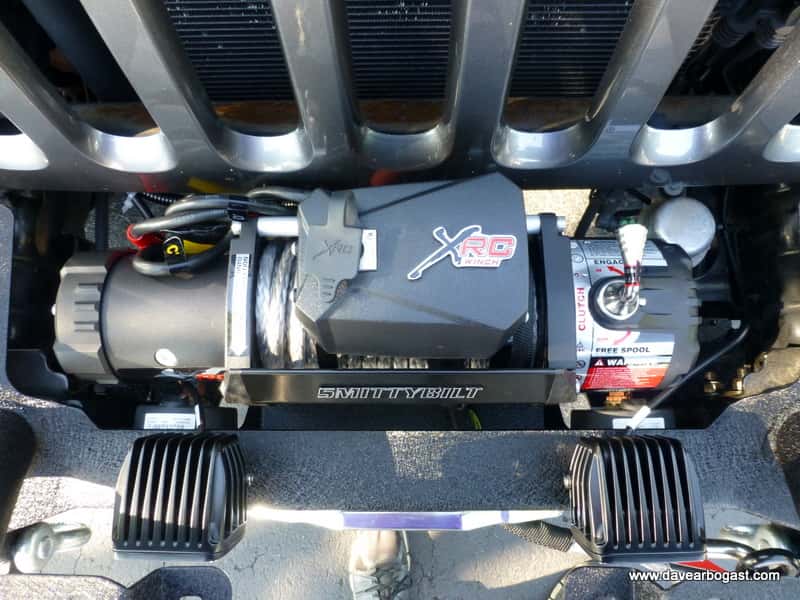 Custom Jeep winch