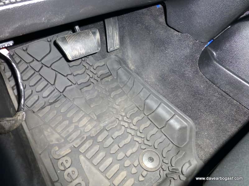 Custom Jeep floor matt