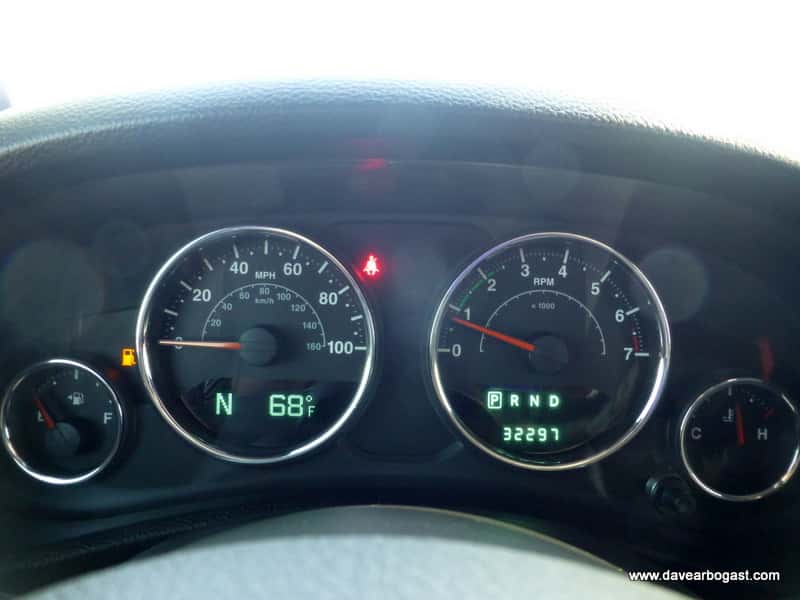 Custom Jeep instrument gauges