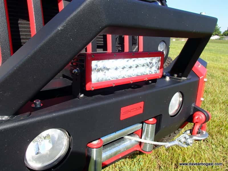 Rigid Industries Custom Jeep Light Bar Stinger Mount