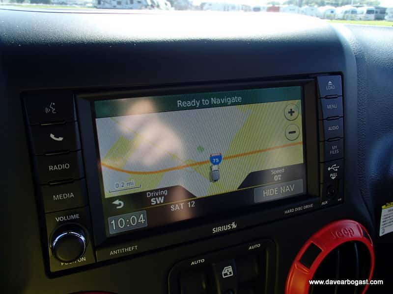 Navigation System Custom Jeep