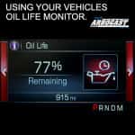 Using your vehicles oil life monitor