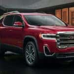 2020 GMC Acadia parked in front of home