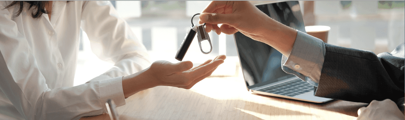 Handing over the keys