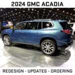 2024 GMC Acadia at the Detroit Auto Show