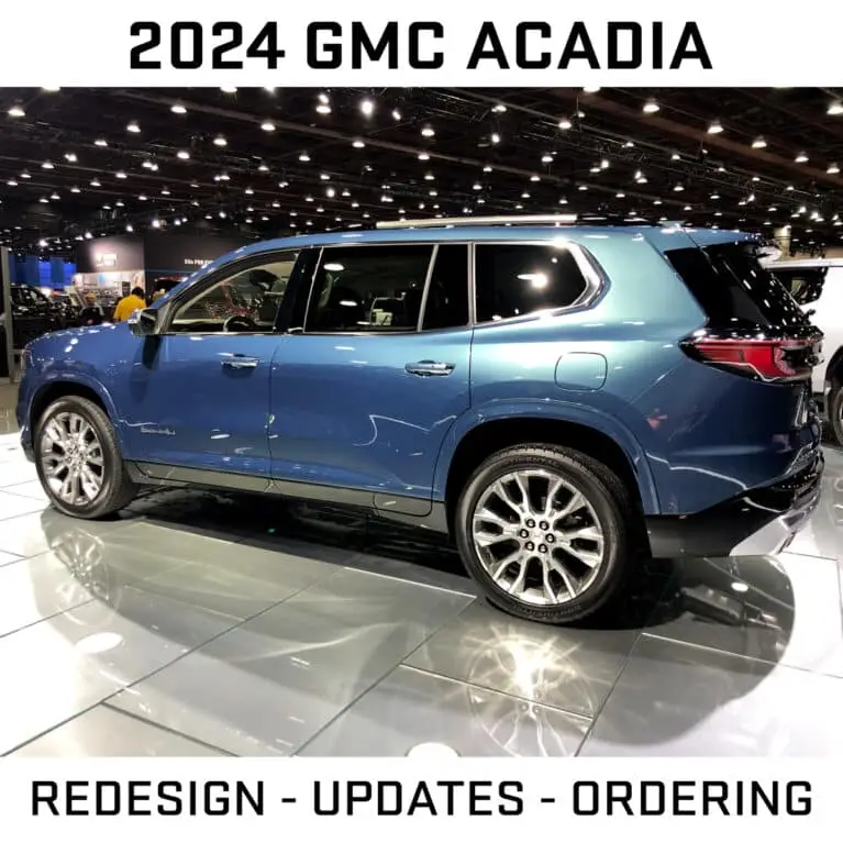 2024 GMC Acadia Redesign, Updates, Ordering