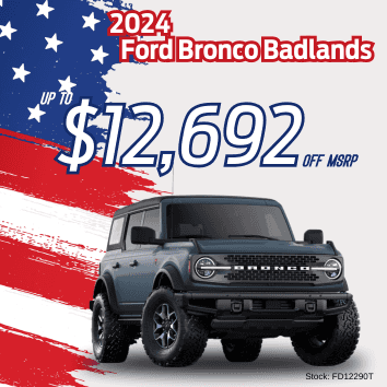 New 2024 Ford Bronco Badlands 4WD