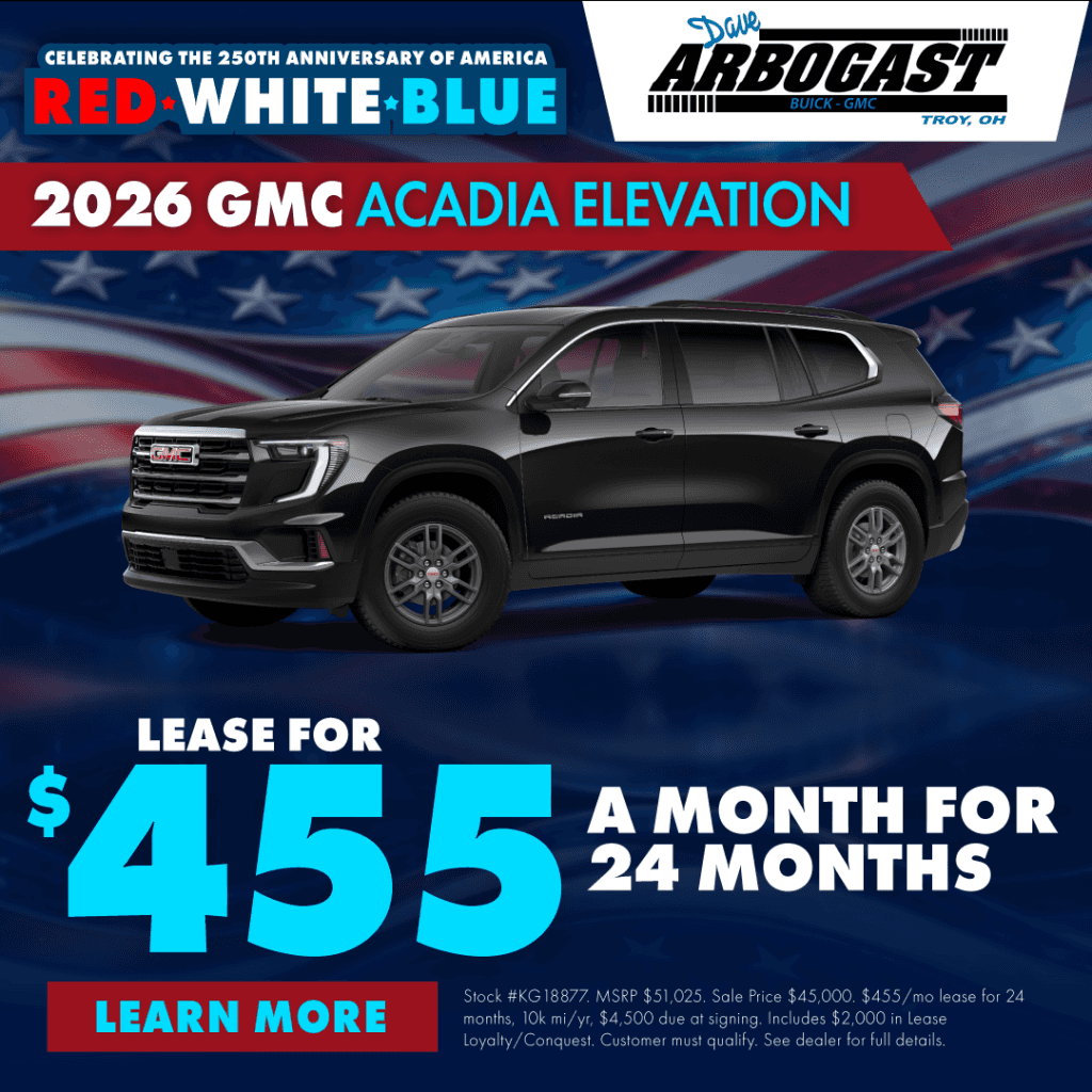 New 2026 GMC Acadia Elevation FWD 4D Sport Utility