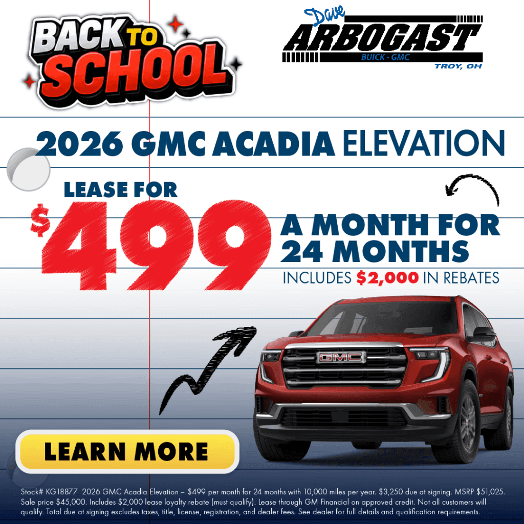 New 2026 GMC Acadia Elevation FWD 4D Sport Utility